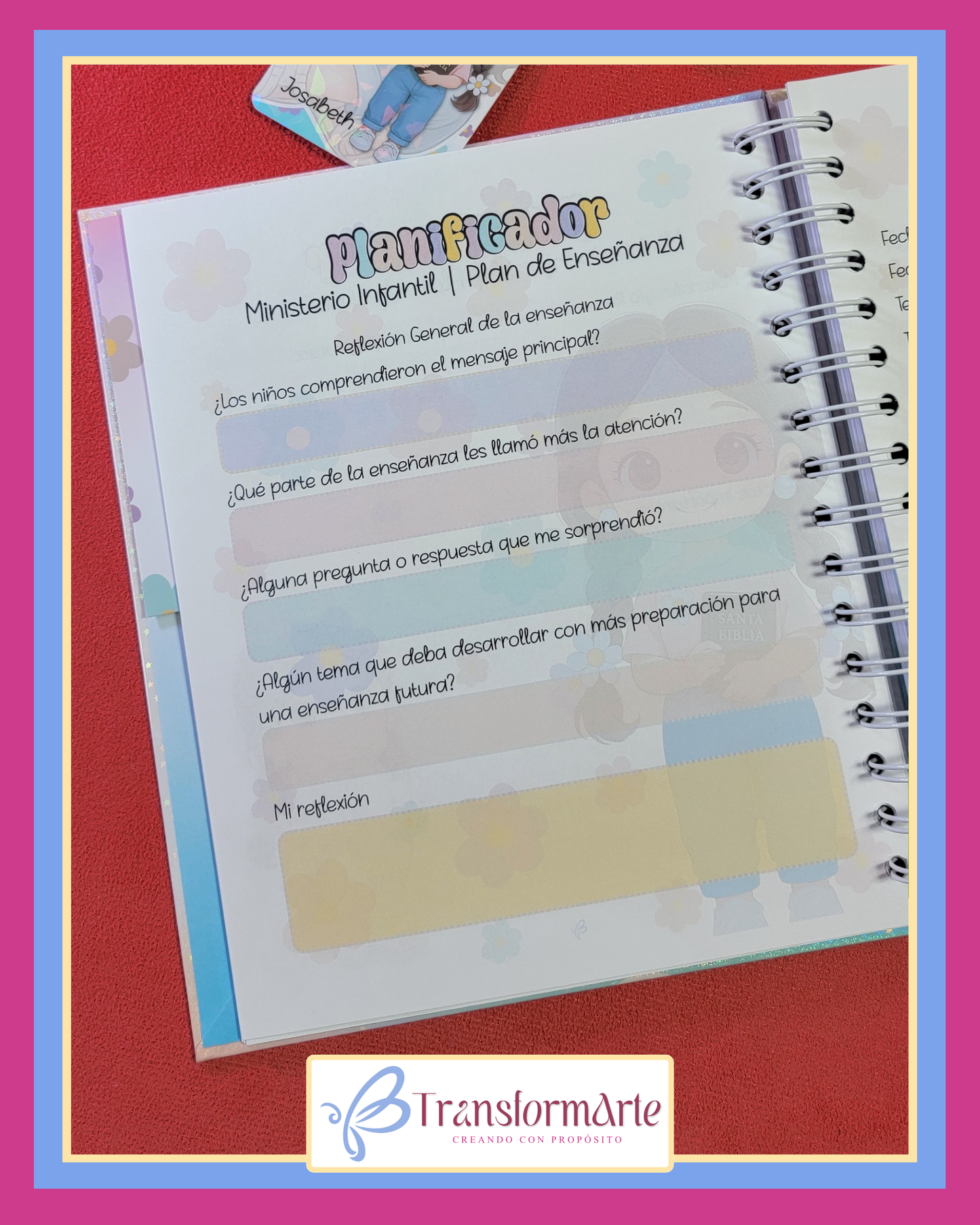 Planificador para Maestra del Ministerio Infantil