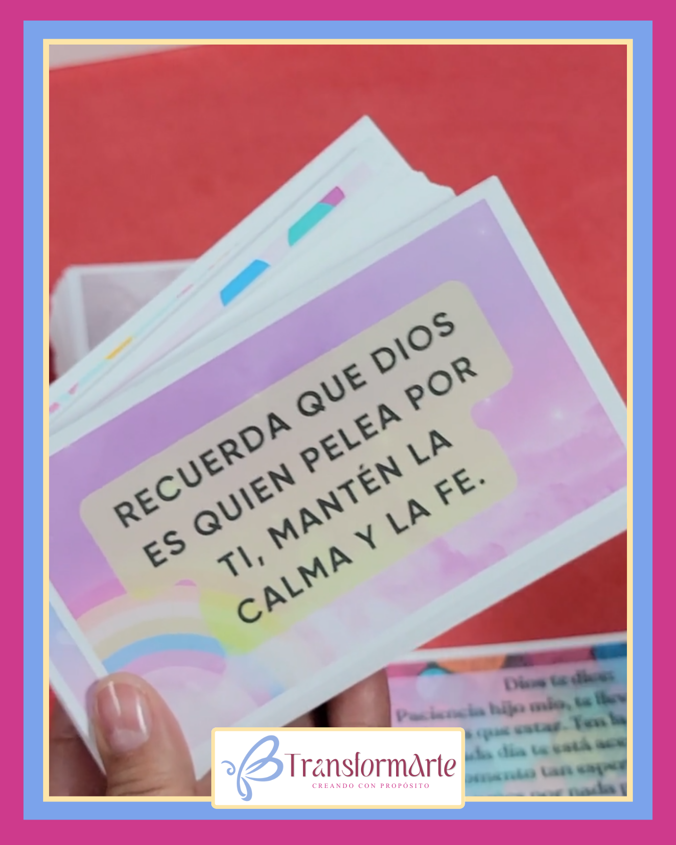 Mensajes Cristianos y Positivos - Set de 100 Tarjetas Surtidas – Español - Tamaño 5"x3"