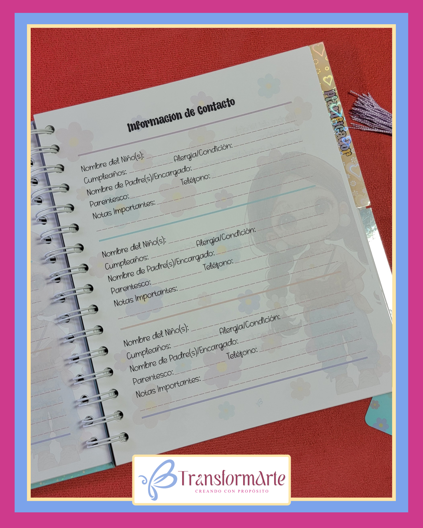 Planificador para Maestra del Ministerio Infantil