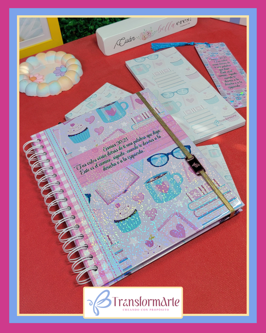 Dreamy Notes Kit – Set de Papelería Personalizada – Libreta, Notas, Bolígrafo y Separador
