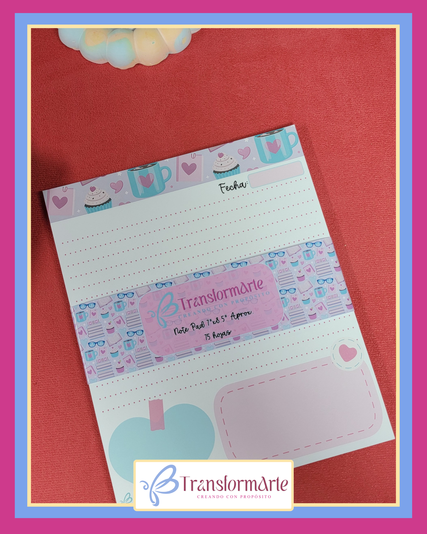 Dreamy Notes Kit – Set de Papelería Personalizada – Libreta, Notas, Bolígrafo y Separador