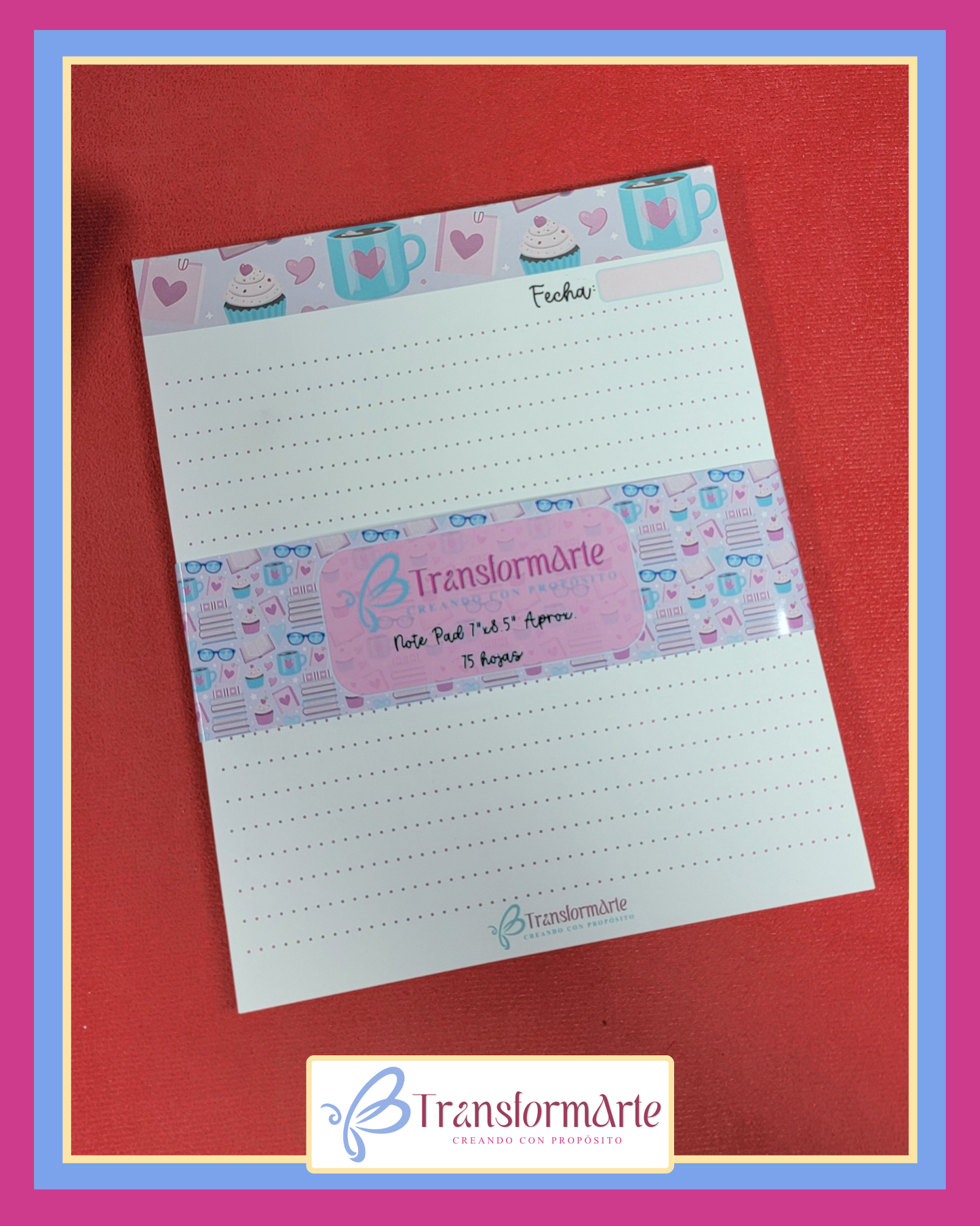 Dreamy Notes Kit – Set de Papelería Personalizada – Libreta, Notas, Bolígrafo y Separador