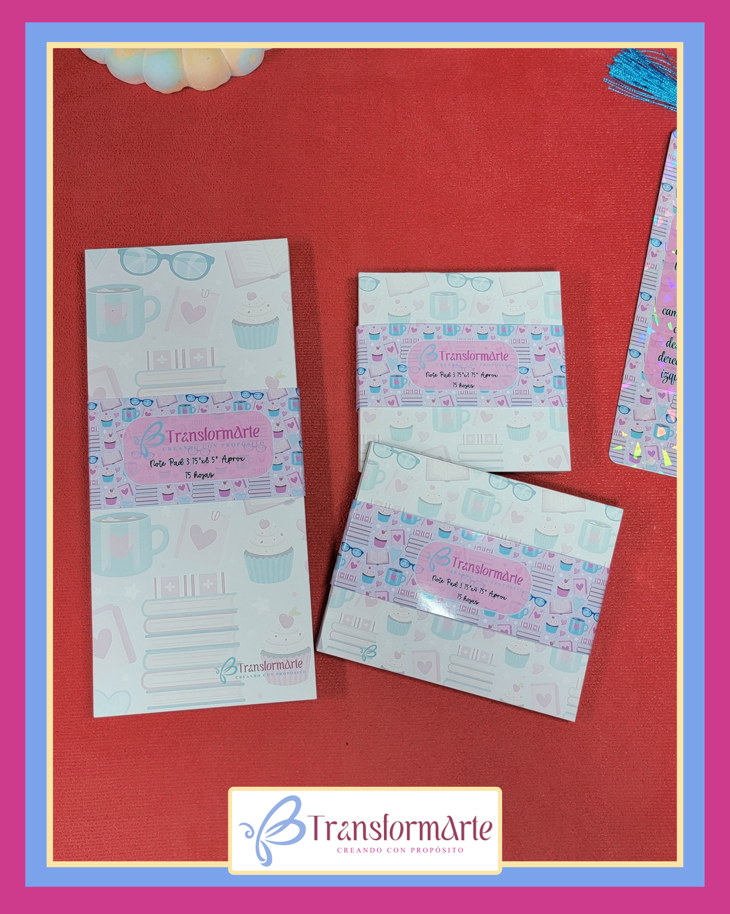 Dreamy Notes Kit – Set de Papelería Personalizada – Libreta, Notas, Bolígrafo y Separador