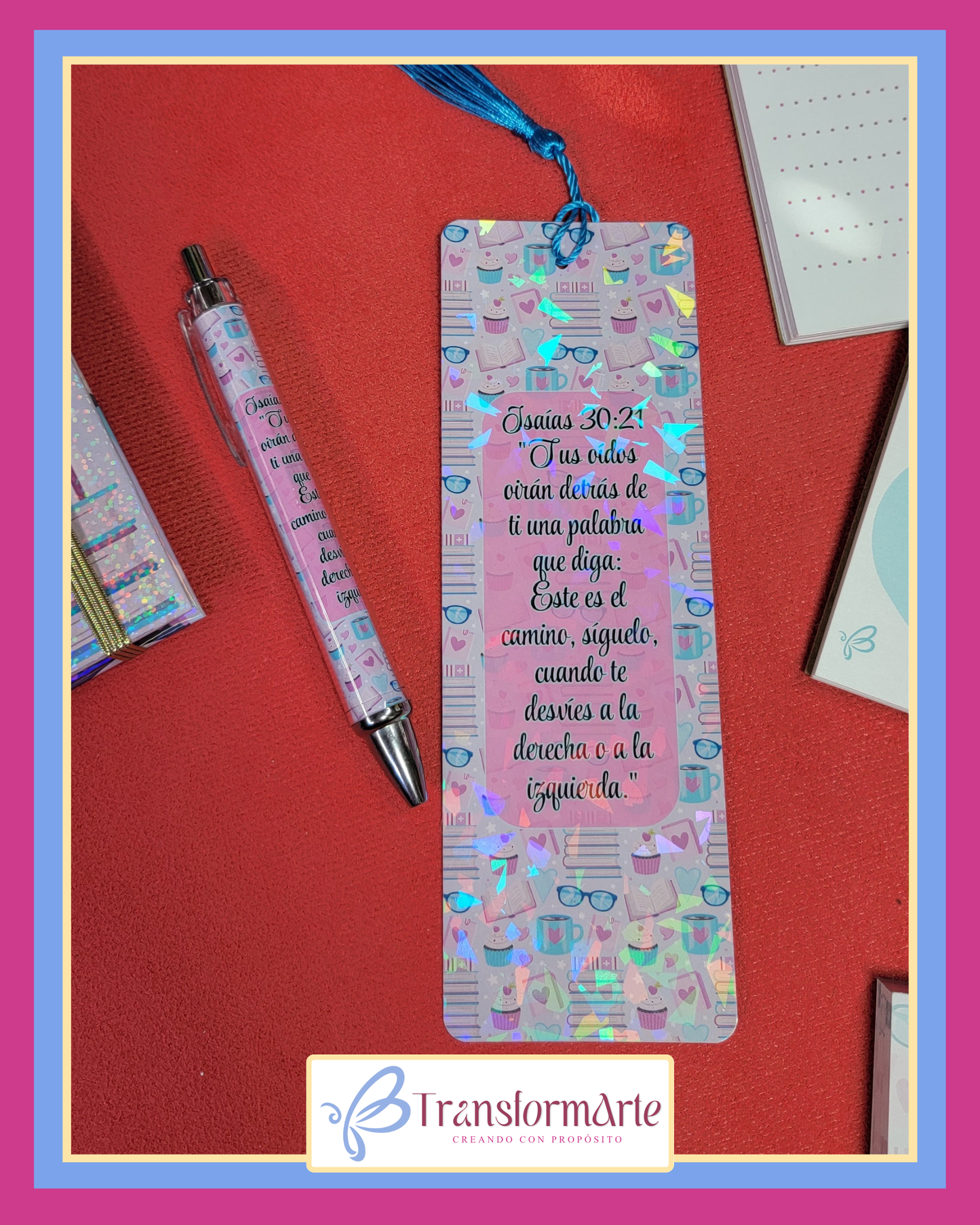 Dreamy Notes Kit – Set de Papelería Personalizada – Libreta, Notas, Bolígrafo y Separador